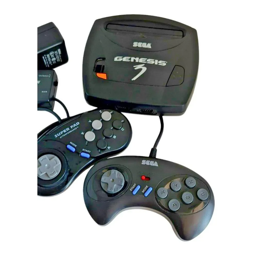Sega Genesis‎ 3 System with Controllers - MK 1461